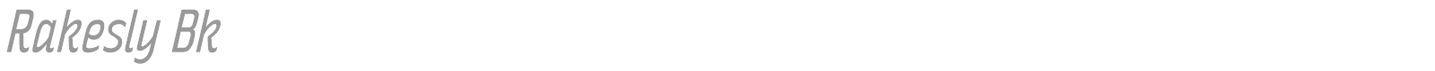 Rakesly font preview